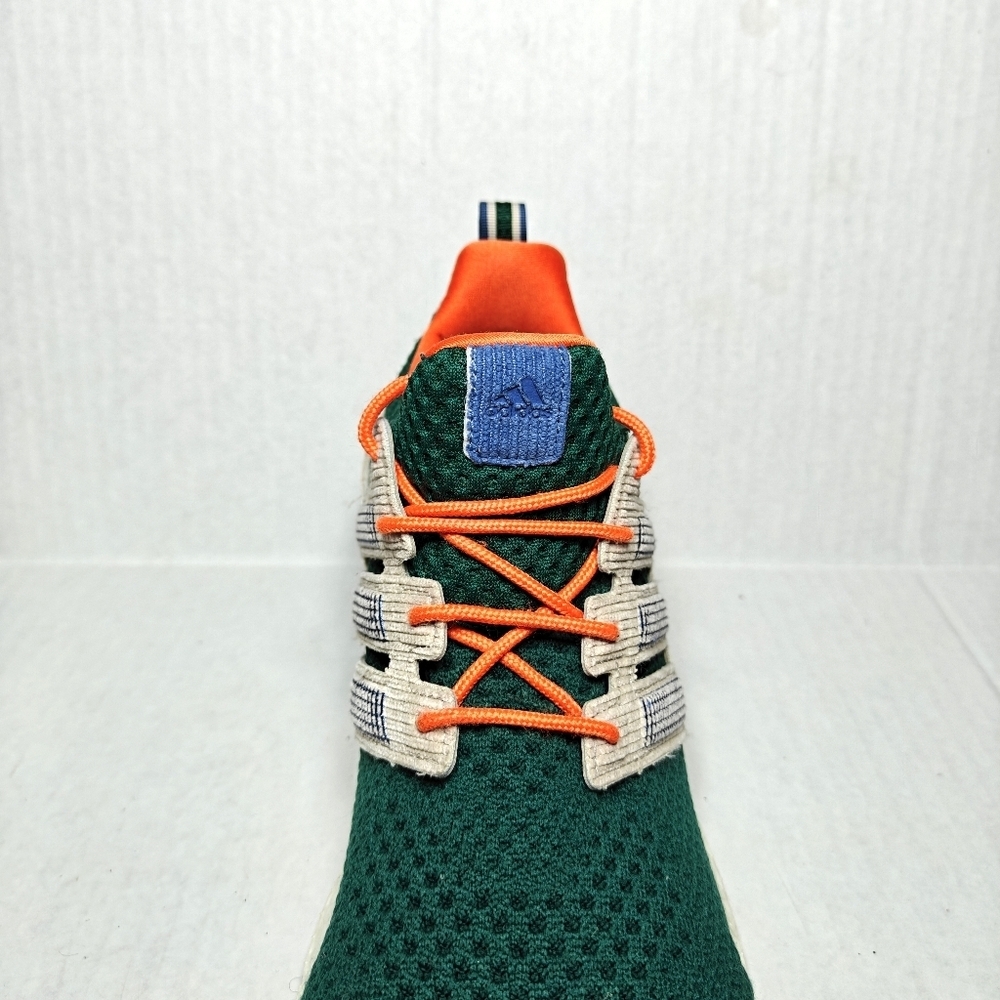 Adidas Ultraboost 1.0 Xmas Collegiate Green/Taupe/Orange Knit Sneakers Men's 10 - Picture 7 of 10